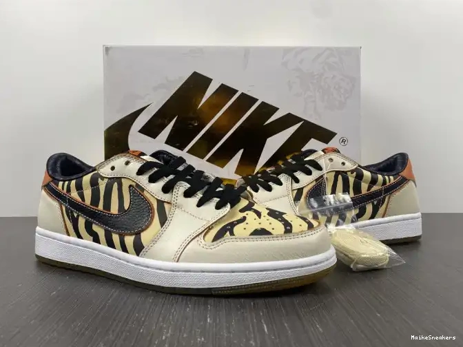 MaikeSneakers Tiger DH6932-100 Year the of OG Air Jordan 1 Low 0524